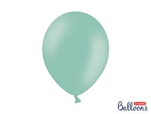 Tugevad õhupallid 30 cm Pastel, roheline, 10 tk. hind ja info | Õhupallid | kaup24.ee