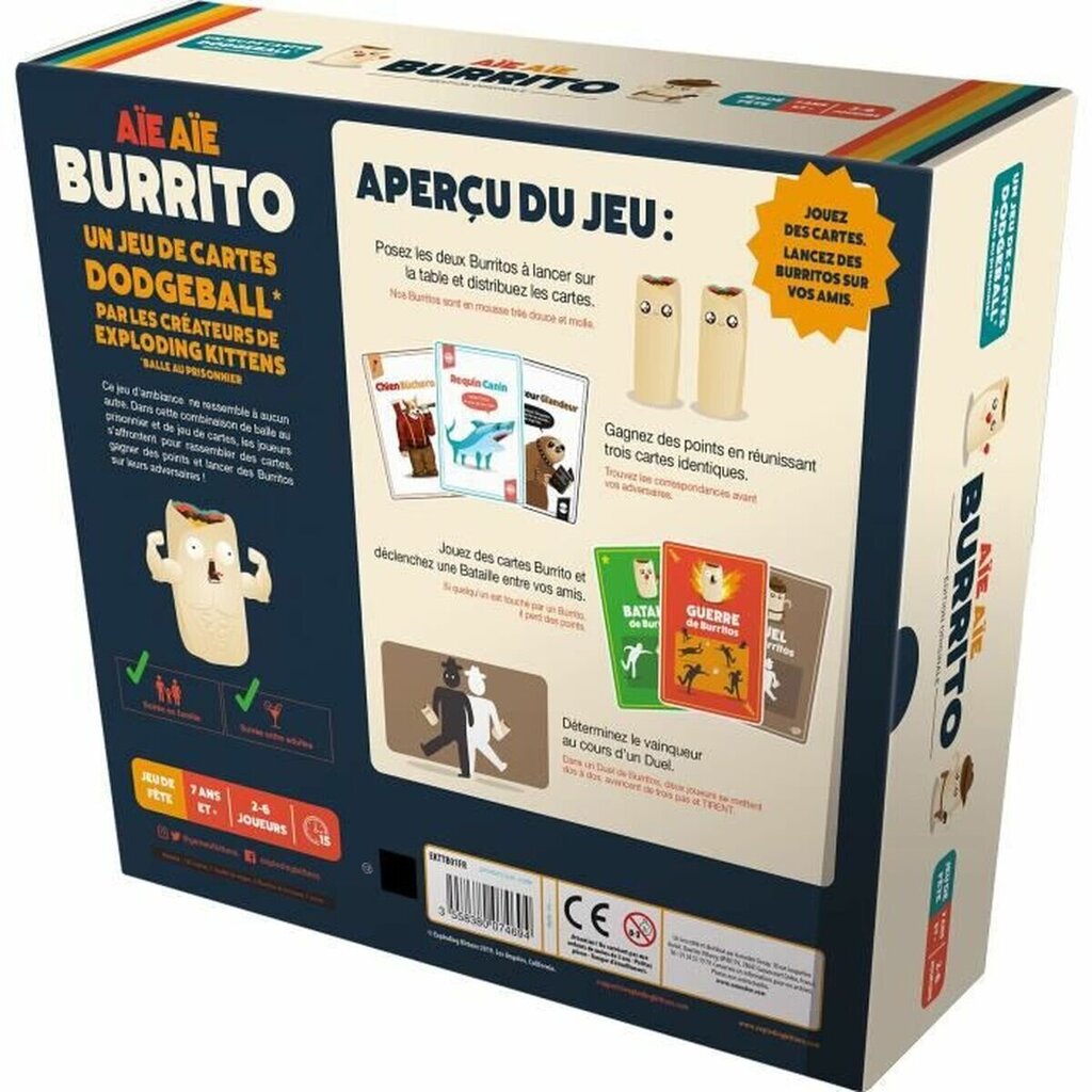 Lauamäng Asmodee Aïe Aïe Burrito (FR) цена и информация | Lauamängud ja mõistatused | kaup24.ee