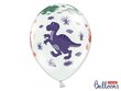 Õhupallid 30 cm Dinosaurs Pastel, valge, 50 tk. цена и информация | Õhupallid | kaup24.ee