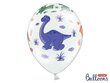 Õhupallid 30 cm Dinosaurs Pastel, valge, 6 tk. hind ja info | Õhupallid | kaup24.ee