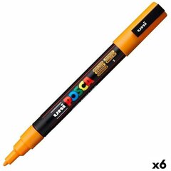 Marker POSCA PC-3M Oranž (6 Ühikut) hind ja info | Kirjatarbed | kaup24.ee