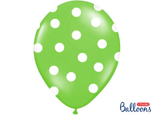 Воздушные шары 30 см Pastel Lime, зеленые, 6 шт. цена и информация | Воздушные шары | kaup24.ee