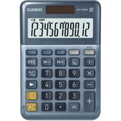 Kalkulaator Casio MS-100EM Sinine (10 Ühikut) hind ja info | Kirjatarbed | kaup24.ee