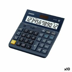 Калькулятор Casio DH-12ET Чёрный (10 штук) цена и информация | Канцелярские товары | kaup24.ee