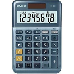 Калькулятор Casio MS-80E Синий (10 штук) цена и информация | Канцелярские товары | kaup24.ee