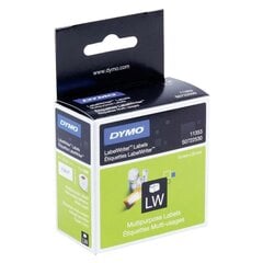 Рулон этикеток Dymo 13 x 25 mm Чёрный Белый 1000 Предметы (6 штук) цена и информация | Канцелярские товары | kaup24.ee