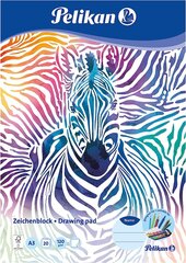 Пеликан 236799 Блок рисования A3, 20 листов, мотивы отсортированы - невозможный выбор мотива!, 1 шт. цена и информация | Тетради и бумажные товары | kaup24.ee