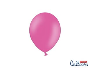 Tugevad õhupallid 12 cm Pastel Hot, roosa, 100 tk. hind ja info | Õhupallid | kaup24.ee