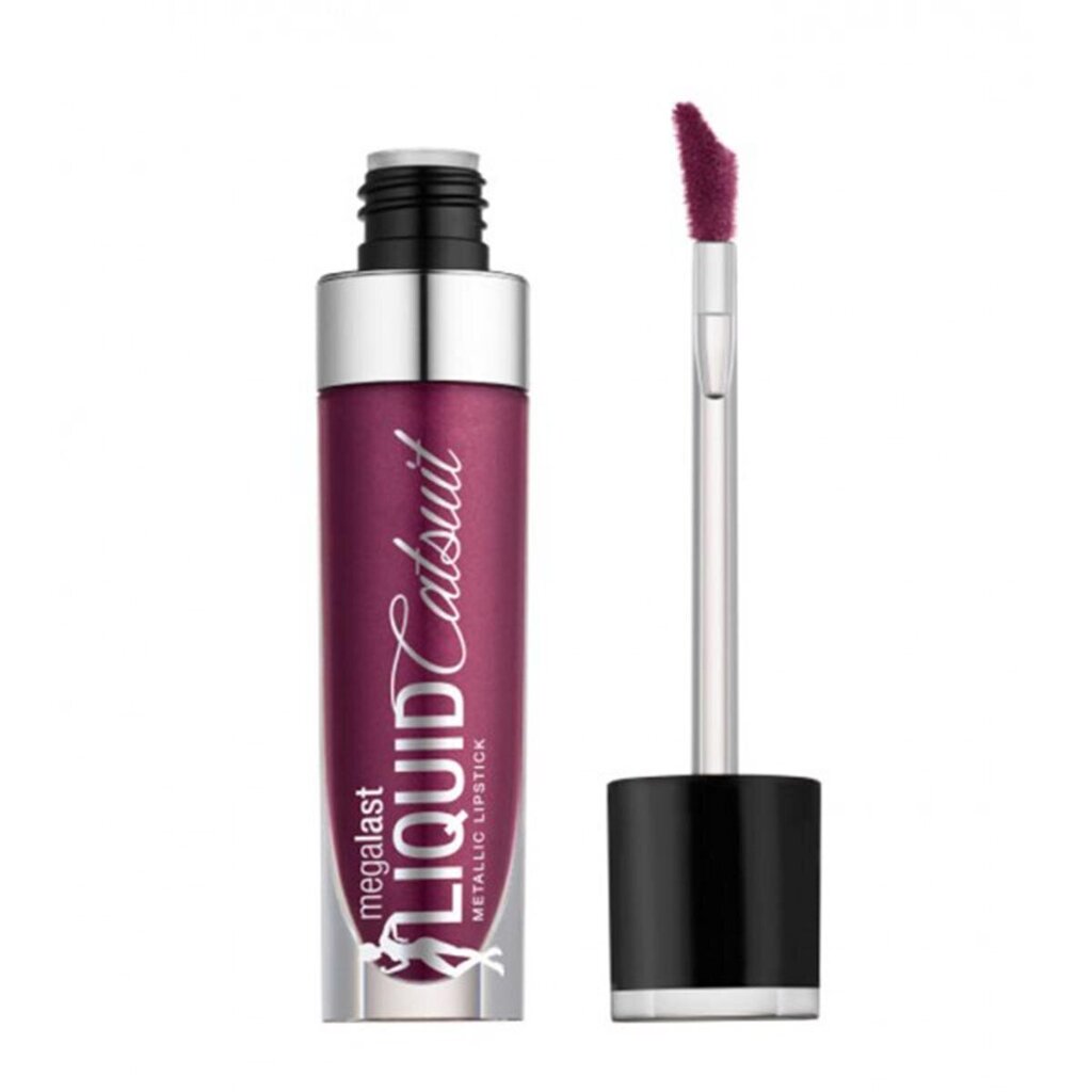 Vedel huulepulk Wet n Wild Megalast Liquid Catsuit Metallic 5,7 g, Acai So Serious hind ja info | Huulepulgad, -läiked, -palsamid, vaseliin | kaup24.ee