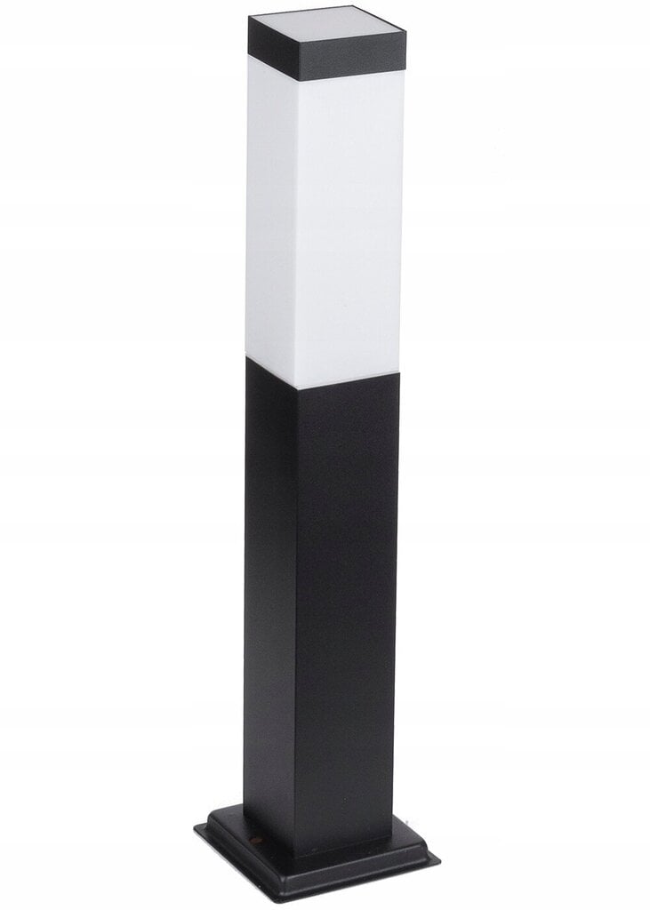 Square Luminaire Post Superled E27 45 cm must hind ja info | Aia- ja õuevalgustid | kaup24.ee