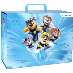 Käepidemega kaust Starpak Paw Patrol 493165, A4, 33x24,8x9,5 cm hind ja info | Kirjatarbed | kaup24.ee