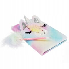 Plüüsis märkmik pliiatsiga Starpak Plush Unicorn 481259, A5 hind ja info | Vihikud, märkmikud ja paberikaubad | kaup24.ee