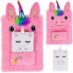 Plush päevik Starpak Unicorn 443210, A5 цена и информация | Тетради и бумажные товары | kaup24.ee