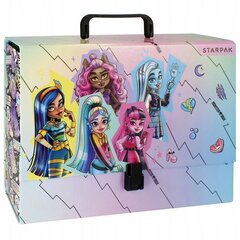 Käepidemega kaust Starpak Monster High 514750, A4, 95 mm цена и информация | Канцелярские товары | kaup24.ee