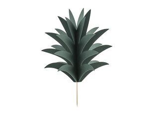Tikukaunistused Aloha Ananasai, 16,5 cm, 1 karp/40 pk (1 pk/6 tk) hind ja info | Ühekordsed nõud | kaup24.ee