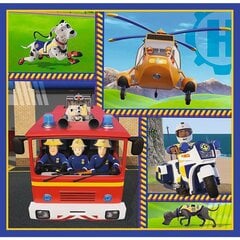 Trefl Puzzle 3in1 Fireman Sam tegevuses 106 elementi hind ja info | Pusled | kaup24.ee