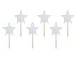 Tikukaunistused Unicorn Stars, 11,5 cm, (1 pk/6 tk) цена и информация | Ühekordsed nõud | kaup24.ee