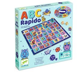 Educational board game - ABC Rapido, Djeco DJ08583 hind ja info | Lauamängud ja mõistatused | kaup24.ee