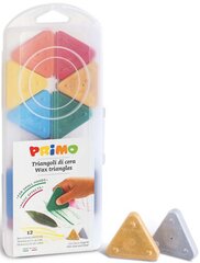 Kolmnurksed vahakriidid PRIMO, 12 värvi hind ja info | Kunstitarbed, voolimise tarvikud | kaup24.ee