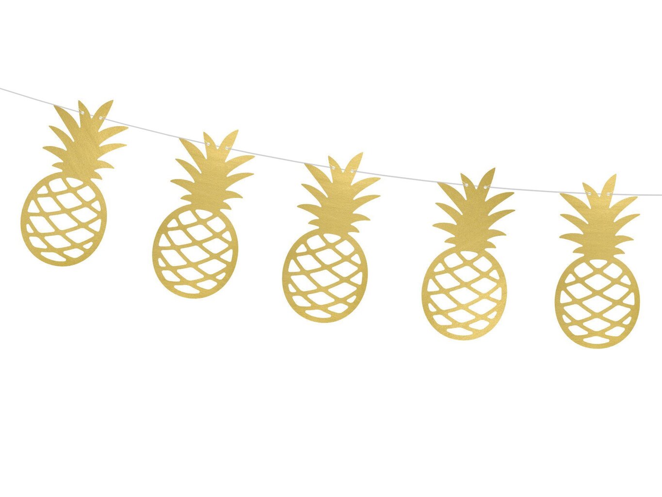 Vanik Aloha Pineapples, 1,5 m, 1 pk/40 tk цена и информация | Peokaunistused | kaup24.ee