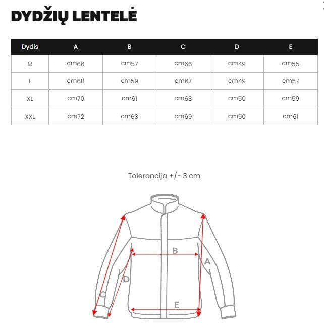 Jakk meestele Merik JS/5M756/392-53228, must hind ja info | Meeste joped | kaup24.ee