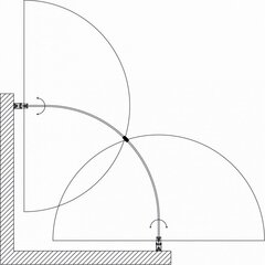 Dušikabiin P2222 90x90 läbipaistev aluseta цена и информация | Душевые кабины | kaup24.ee