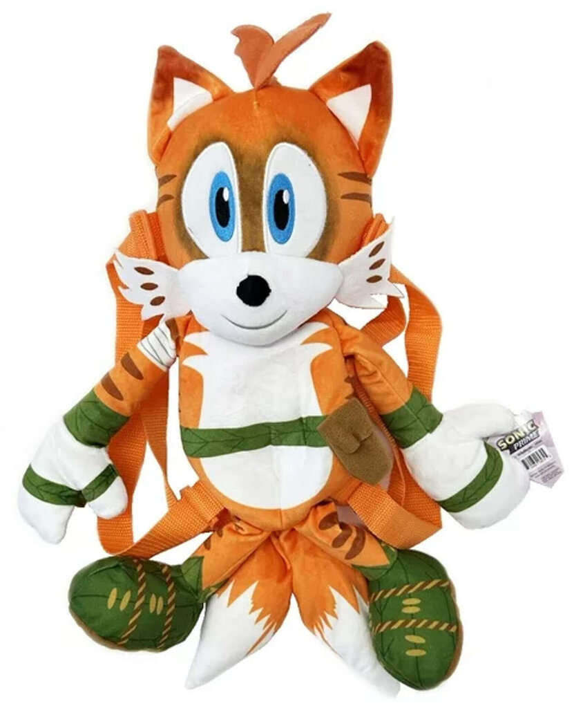 Pluusist maskott Sonic Prime Tails seljakott hind ja info | Pehmed mänguasjad | kaup24.ee