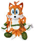 Pluusist maskott Sonic Prime Tails seljakott hind ja info | Pehmed mänguasjad | kaup24.ee