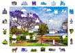 Puidust erikujuliste tükkidega pusle Wooden Puzzle Sydney, Spring – 505 pcs hind ja info | Pusled | kaup24.ee