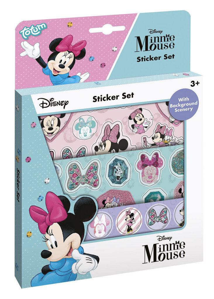 TOTUM DISNEY MINNIE MOUSE kleebiste komplekt, 580138 цена и информация | Aplikatsioonid, dekoratsioonid, kleebised | kaup24.ee