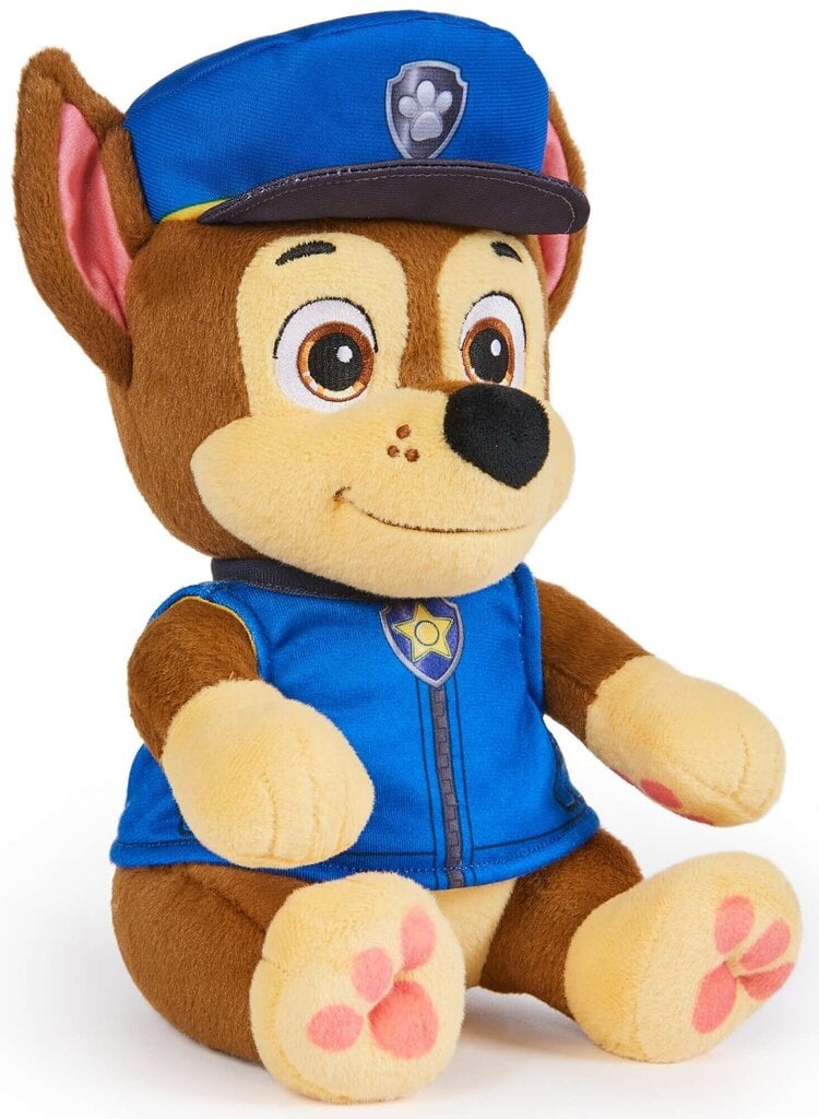 Paw Patrol Voodipatarei pluusist maskott Chase pehme kaisuloom 25 cm hind ja info | Pehmed mänguasjad | kaup24.ee