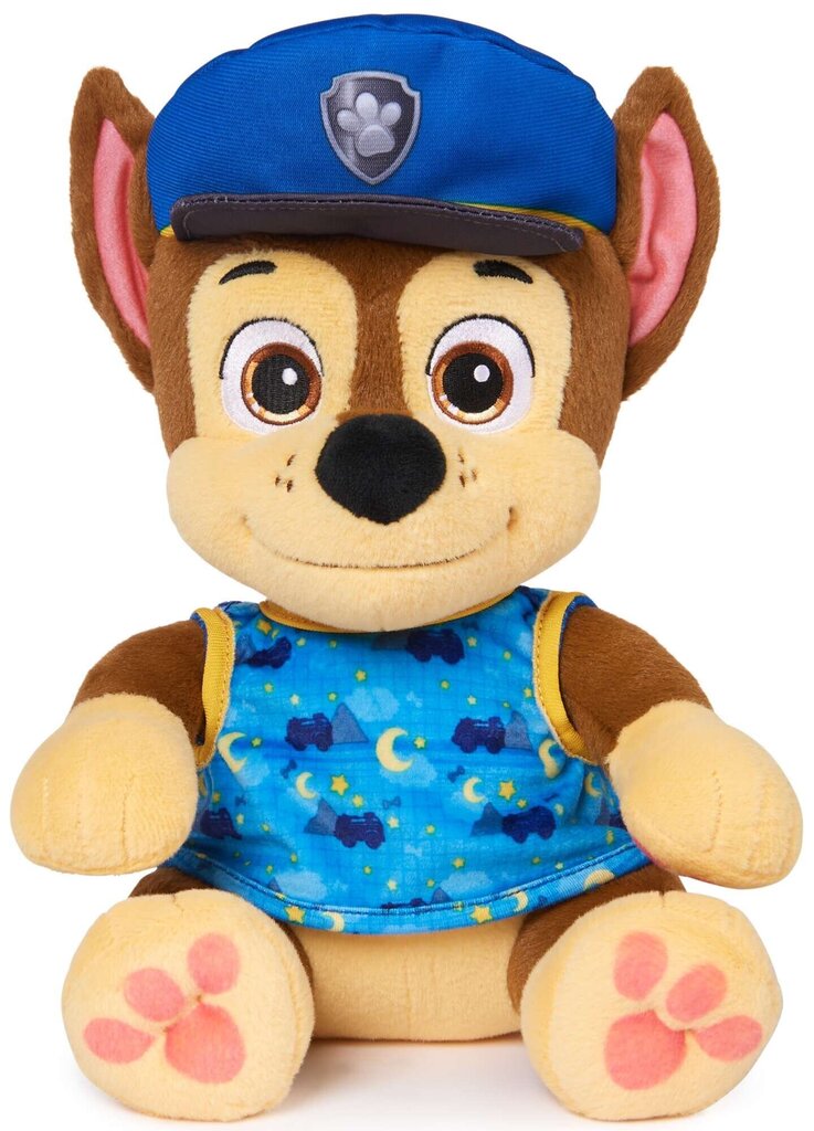 Paw Patrol Voodipatarei pluusist maskott Chase pehme kaisuloom 25 cm hind ja info | Pehmed mänguasjad | kaup24.ee