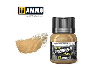 AMMO MIG - Vananemisvahend DRYBRUSH Bright Gold, 40ml, 0627 hind ja info | Kunstitarbed, voolimise tarvikud | kaup24.ee