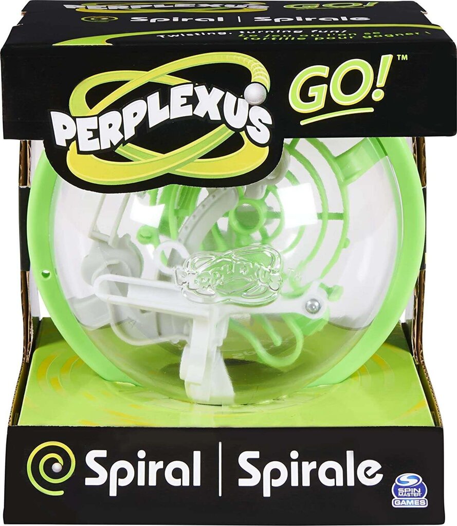 Perplexus Go! spiraalne roheline palli labürindi arcade mäng Spin Master цена и информация | Lauamängud ja mõistatused | kaup24.ee