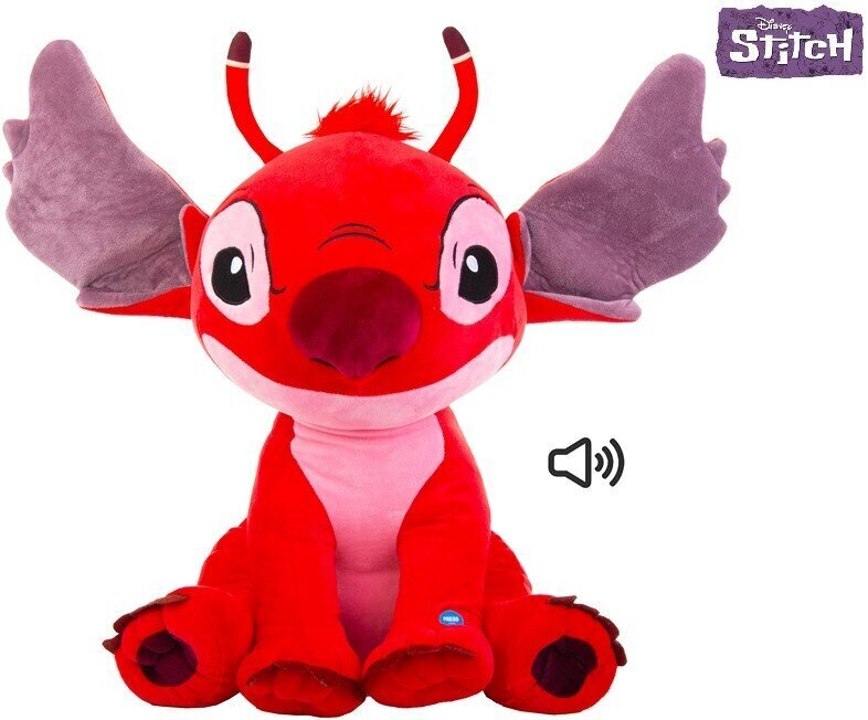 Pehme mänguasi Lilo ja Stitch Leroy helidega Sambro, 30 cm цена и информация | Pehmed mänguasjad | kaup24.ee