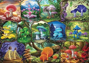 Ravensburger pusle 1000 tk. "Beautiful Mushrooms" hind ja info | Pusled | kaup24.ee