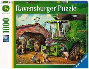 Ravensburger пазл на 1000 элементов "John Deere: Then & Now" цена и информация | Пазлы | kaup24.ee