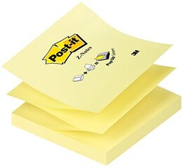 Märkmepaber Post-it z-note R330 76x76mm kollane 12tk/pk kartongkarbis/12 цена и информация | Тетради и бумажные товары | kaup24.ee