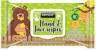 (DE) Sence, Hands&Face, Салфетки для детей, 40 шт. цена и информация | Влажные салфетки | kaup24.ee