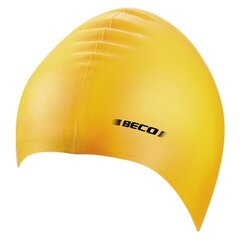 BECO Silicone swimming cap 7390 2 yellow цена и информация | Шапочки для плавания | kaup24.ee