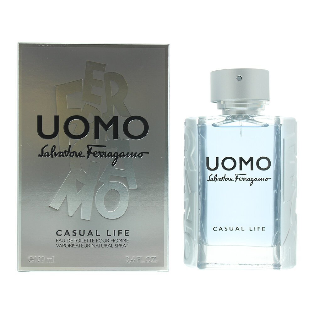 Tualettvesi Salvatore Ferragamo Casual Life EDT meestele 100 ml цена и информация | Meeste parfüümid | kaup24.ee