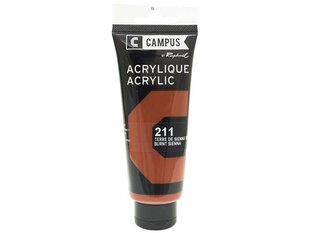 Akrüülvärv Campus 100ml 211 burnt sienna hind ja info | Kunstitarbed, voolimise tarvikud | kaup24.ee