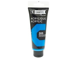 Akrüülvärv Campus 100ml 305 cerulean blue hind ja info | Kunstitarbed, voolimise tarvikud | kaup24.ee