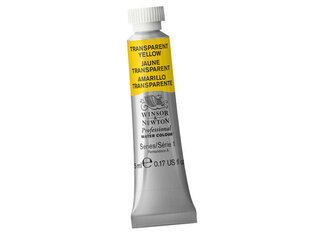 Akvarellvärv W&amp;N Professional 5ml 653 transparent yellow цена и информация | Принадлежности для рисования, лепки | kaup24.ee