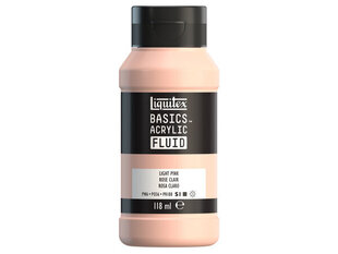 Akrüülvärv Basics Fluid 118ml 810 light pink hind ja info | Kunstitarbed, voolimise tarvikud | kaup24.ee