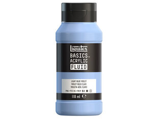 Akrüülvärv Basics Fluid 118ml 680 light blue violet hind ja info | Kunstitarbed, voolimise tarvikud | kaup24.ee