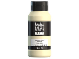 Akrüülvärv Basics Fluid 118ml 434 unbleached titanium hind ja info | Kunstitarbed, voolimise tarvikud | kaup24.ee