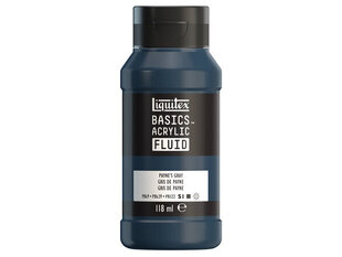 Akrüülvärv Basics Fluid 118ml 310 paynes grey цена и информация | Принадлежности для рисования, лепки | kaup24.ee