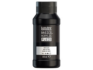 Akrüülvärv Basics Fluid 118ml 276 mars black hind ja info | Kunstitarbed, voolimise tarvikud | kaup24.ee