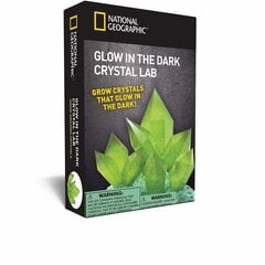 Teadusmäng Kristalli kasvatamine National Geographic Crystal Grow Green, NGGIDCRYSTAL цена и информация | Развивающие игрушки | kaup24.ee